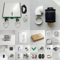 Alles in einer Box für Ihren Erfolg: Dieses Bild zeigt den vollständigen Lieferumfang des Komplettsets mit CLOSETLAB Uno Bausatz. Vom speziell konzipierten Lichtlabyrinth über hochwertige Markenkomponenten (Viparspectra, be quiet!) bis zur letzten Schraube erhalten Sie ein perfekt abgestimmtes System für Ihren diskreten Design-Indoor-Garten